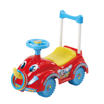 Carrito Montable de Elefante Rojo