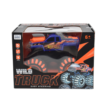Camioneta de control remoto y luz
