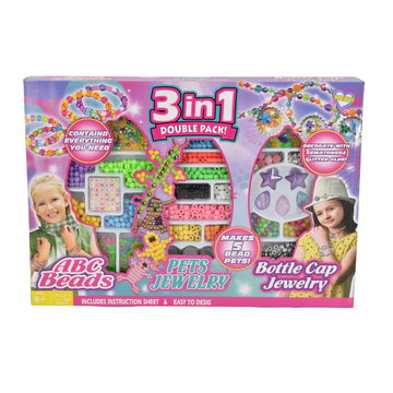Juego de belleza para hacer pulseras 3 en 1