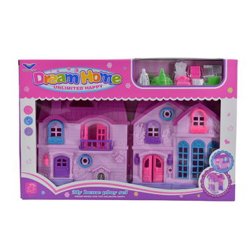 Casita desplegable con accesorios