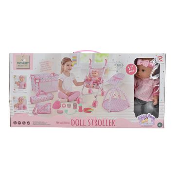 Muñeca con 17 accesorios