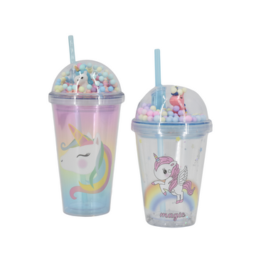 Set de 2 vasos de unicornio