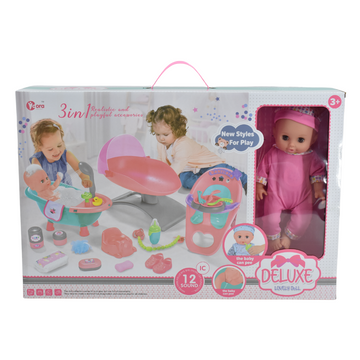 Muñeca 3 en 1 con 12 sonidos