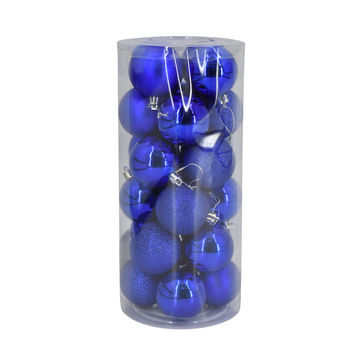 Esfera navideña azul