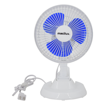 Ventilador de escritorio con sujetador 6"