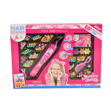 Juego de belleza para peinar y hacer pulseras